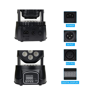 Hohe Helligkeit 100W Mini Moving Head Light mit LED-Anzeige