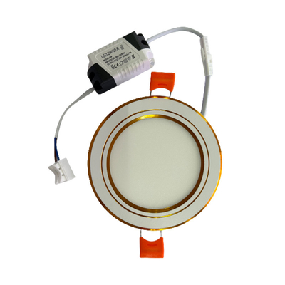 220V 9W führte dünnes Downlight 6000K mit Goldgrenze für Vietnam